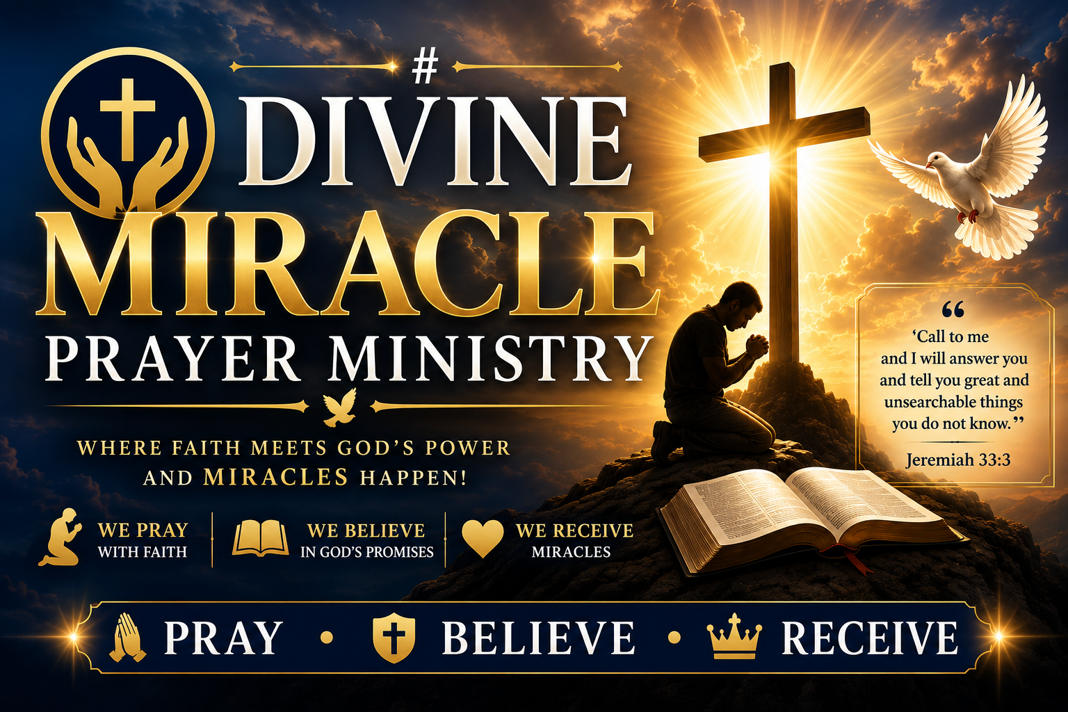Divine Miracle Prayer Ministry banner