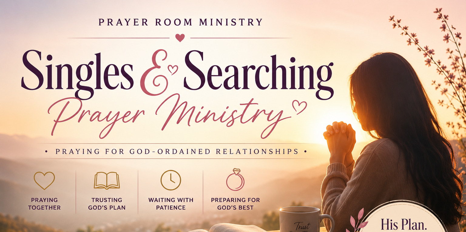 Singles & Searching Prayer Ministry banner